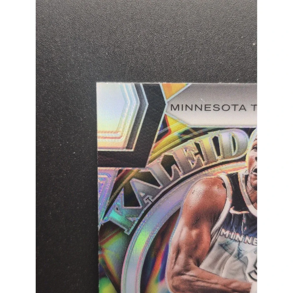 2024 Panini Prizm Black Anthony Edwards #7  Kaleidoscopic Silver Prizm